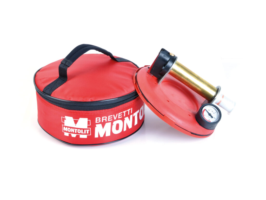 Przyssawka Próżniowa Montolit 300-76 Manometr Megaformaty