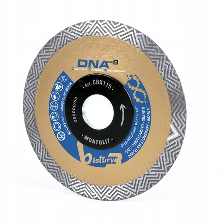 Montolit DNA CBX 115mm Tarcza Diamentowa do gresu i granitu